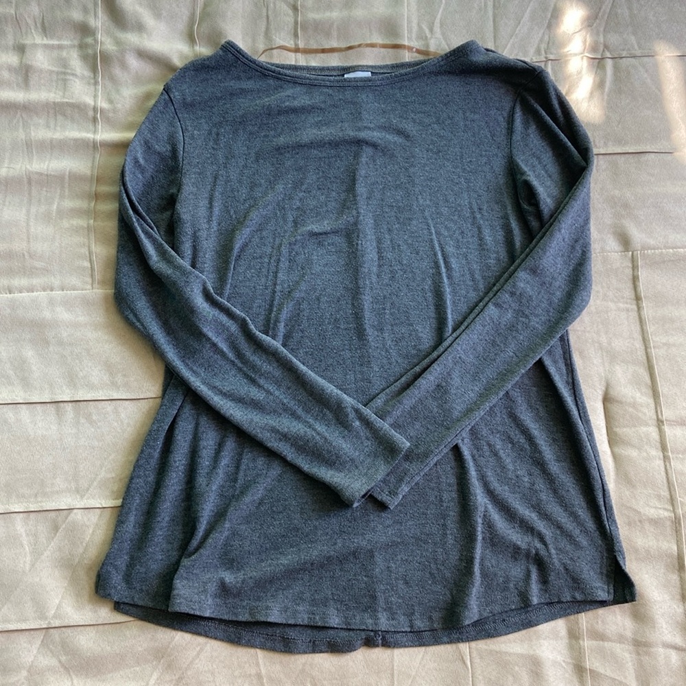 Cozy Grey Tunic Top